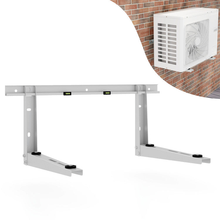 Mini Split Wall Mounting Bracket for 12000-24000 BTU Universal Ductless AC - 4