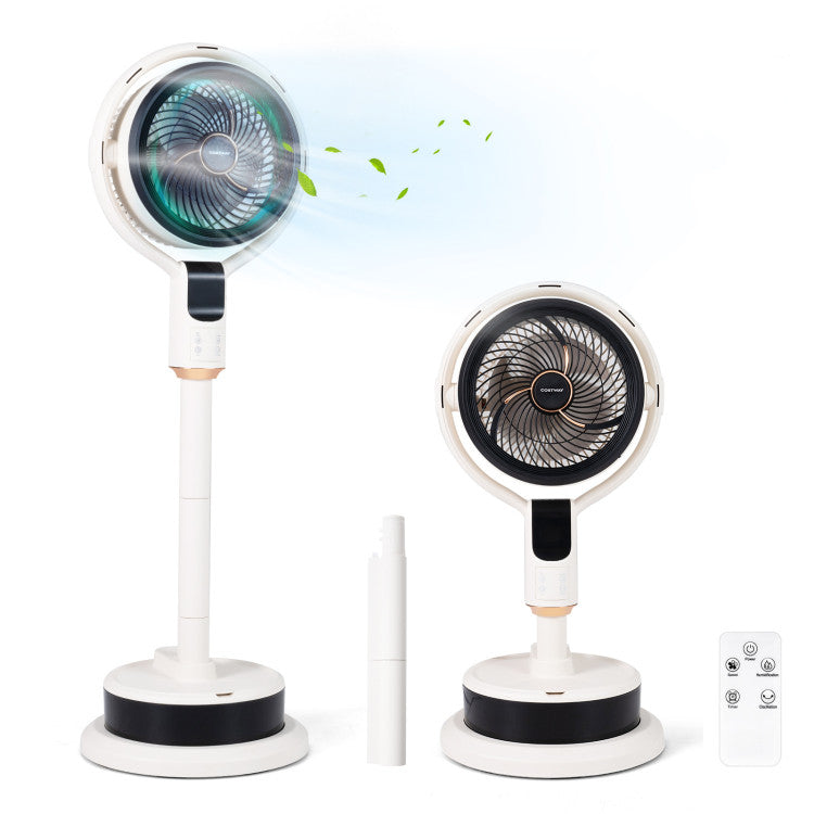 Misting Pedestal Fan Air Circulator with 90 Auto Oscillation Floor Standing Fan with 8 Speeds - 4