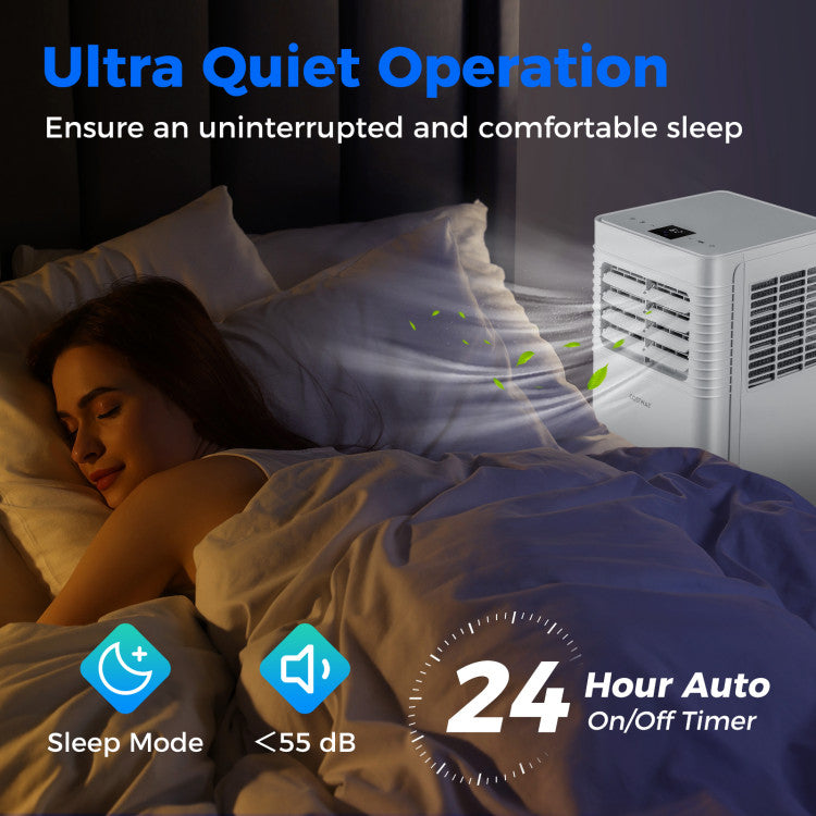 8000/9000 BTU Portable Air Conditioner 3 in 1 AC Unit with Fan and Dehumidifier - 8