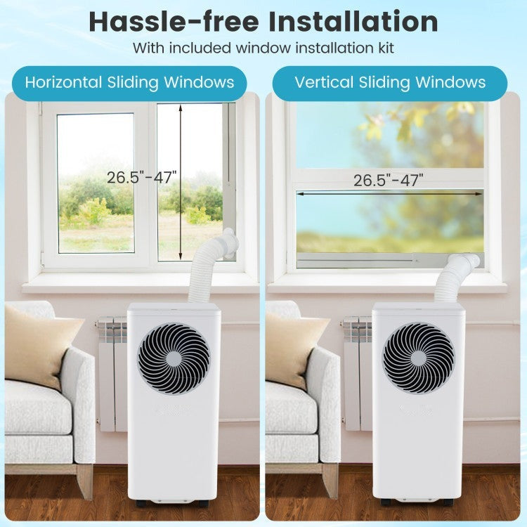 8200/10000 BTU Portable Air Conditioner 3-in-1 Stand up AC Unit with Dehumidifier - 10