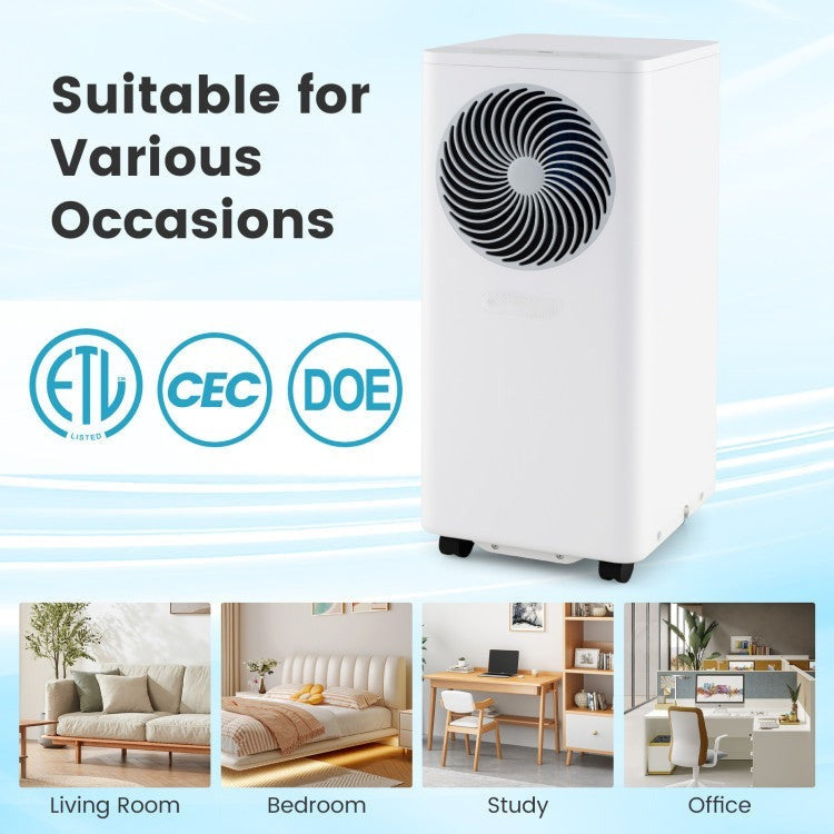 8200/10000 BTU Portable Air Conditioner 3-in-1 Stand up AC Unit with Dehumidifier - 11