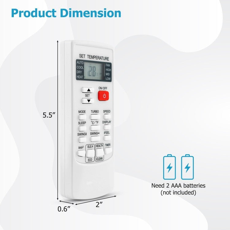Universal AC Remote Control - 7