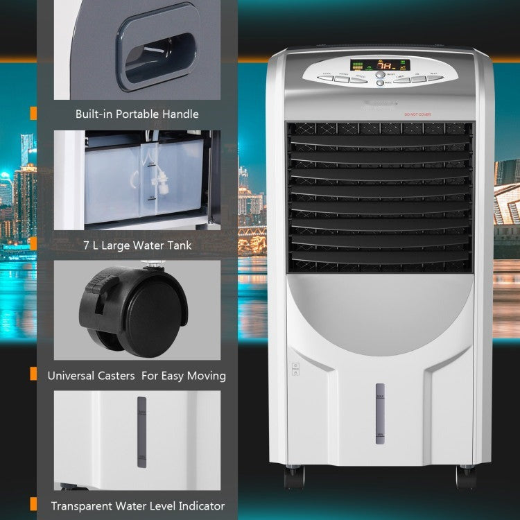 Portable Air Cooler Fan with Heater and Humidifier Function - 10