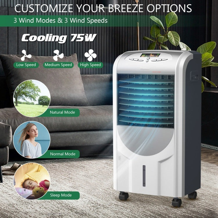 Portable Air Cooler Fan with Heater and Humidifier Function - 11