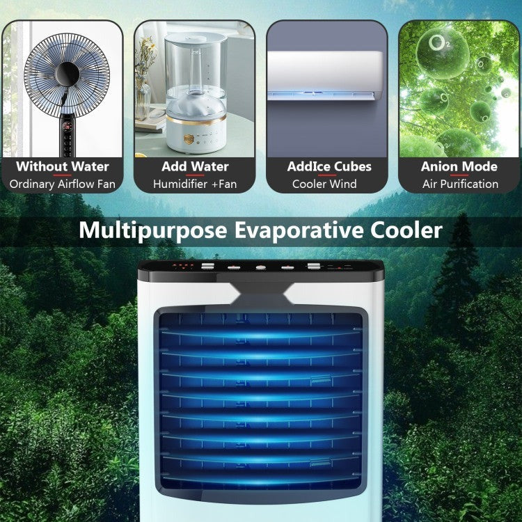 3-in-1 Portable Evaporative Air Conditioner Cooler with Remote Control - 2