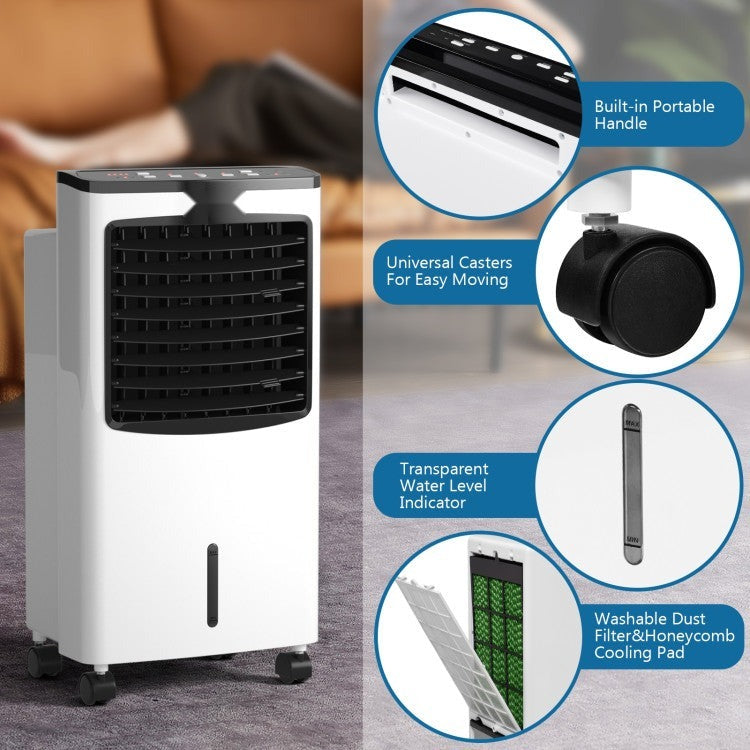 3-in-1 Portable Evaporative Air Conditioner Cooler with Remote Control - 7