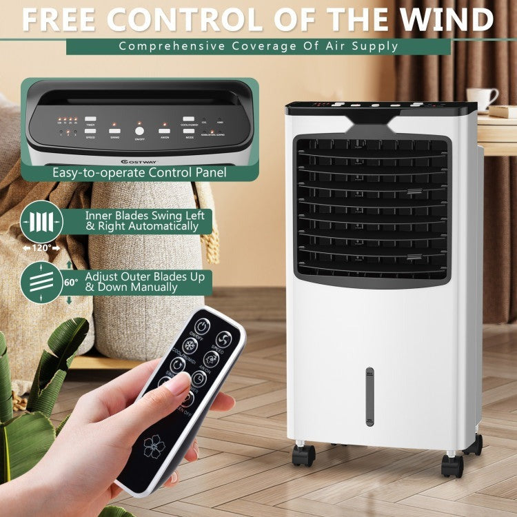 3-in-1 Portable Evaporative Air Conditioner Cooler with Remote Control - 10