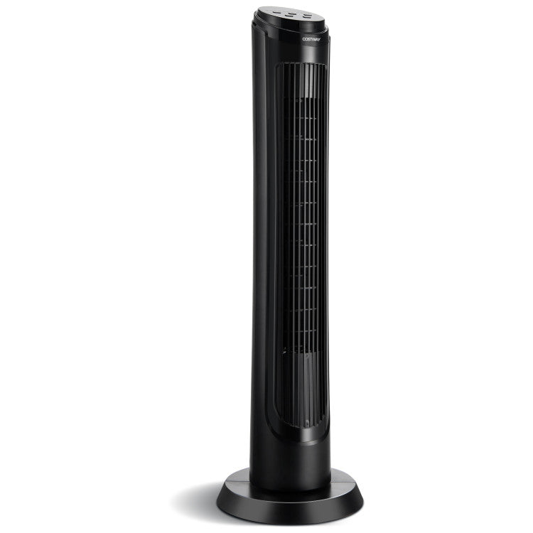 40 Inch Tower Fan with Remote 75 Degree Oscillating Fan with 3 Wind Modes and 4 Wind Speeds