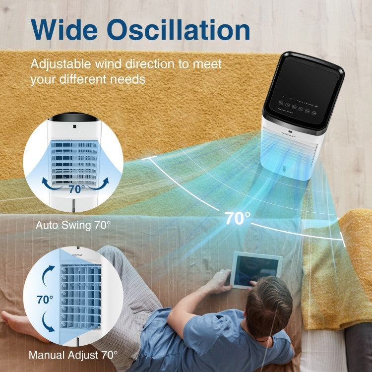 3-in-1 Evaporative Portable Air Cooler with Remote Control - 5