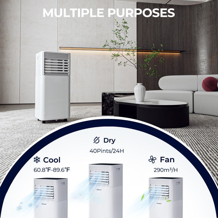 8000 BTU(Ashrae) 3-in-1 Air Cooler with Dehumidifier and Fan Mode