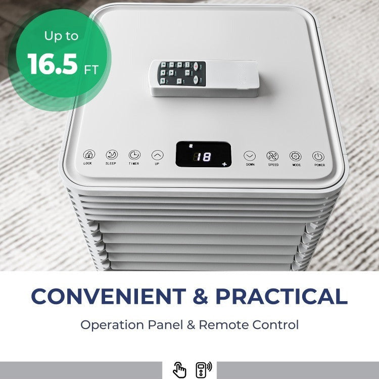 8000 BTU(Ashrae) 3-in-1 Air Cooler with Dehumidifier and Fan Mode - 10