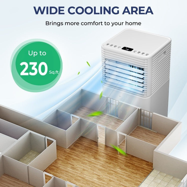 8000 BTU(Ashrae) 3-in-1 Air Cooler with Dehumidifier and Fan Mode - 11