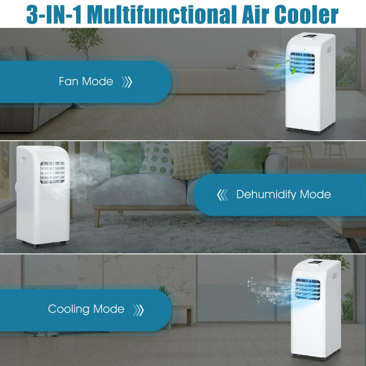 8000 BTU(Ashrae) Portable Air Conditioner with Dehumidifier Function - 3