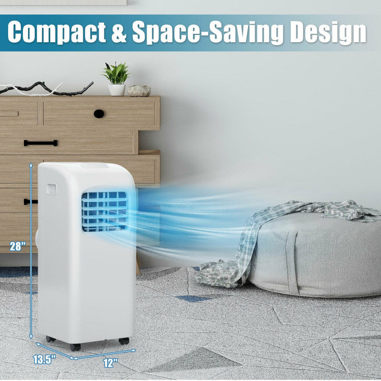 8000 BTU(Ashrae) Portable Air Conditioner with Dehumidifier Function - 9