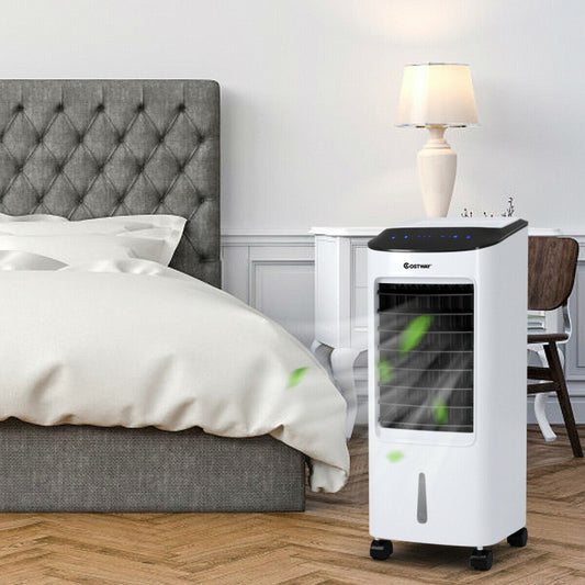 Evaporative Portable Air Cooler Fan Humidifier with Remote Control for Home and Office - 3