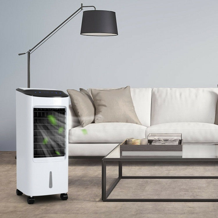 Evaporative Portable Air Cooler Fan Humidifier with Remote Control for Home and Office - 4