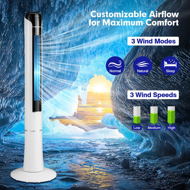 Portable 48 Inches Tower Fan with Remote Control - 4