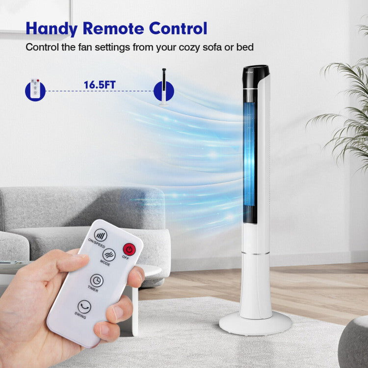 Portable 48 Inches Tower Fan with Remote Control - 6