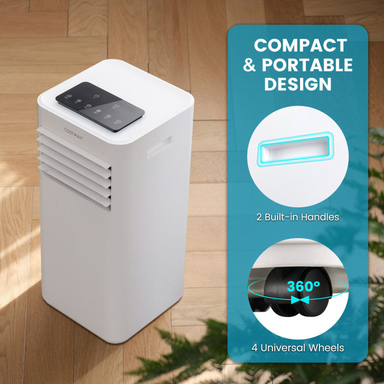 8000/10000 BTU(Ashrae) Portable Air Conditioner with Remote Control - 7