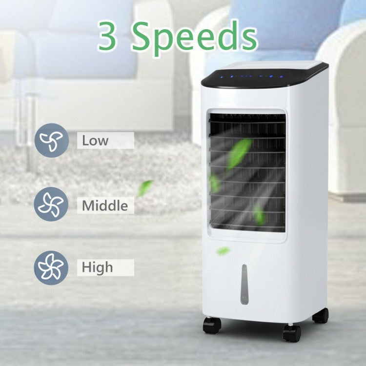 Evaporative Portable Air Cooler Fan Humidifier with Remote Control for Home and Office - 8
