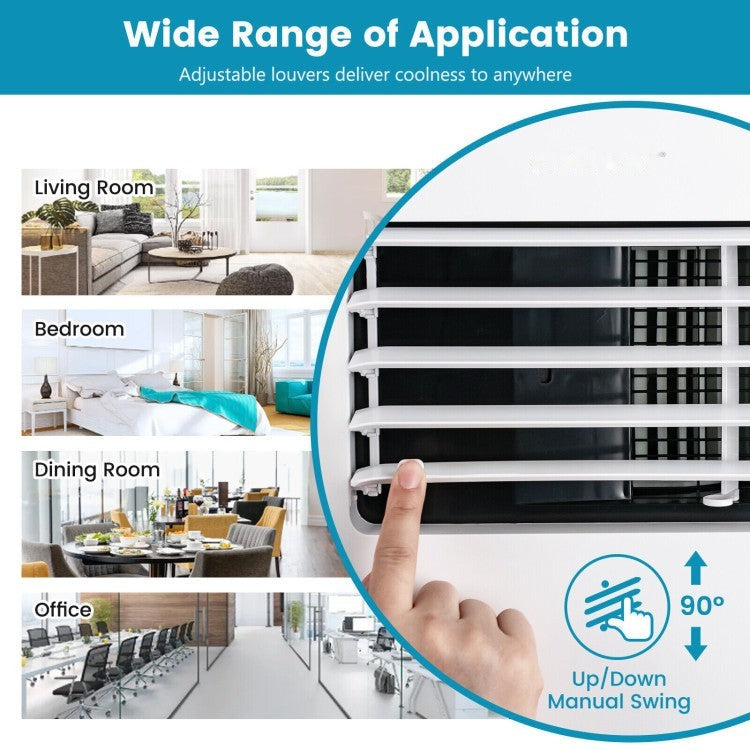 8000/10000 BTU(Ashrae) Portable Air Conditioner with Remote Control - 10